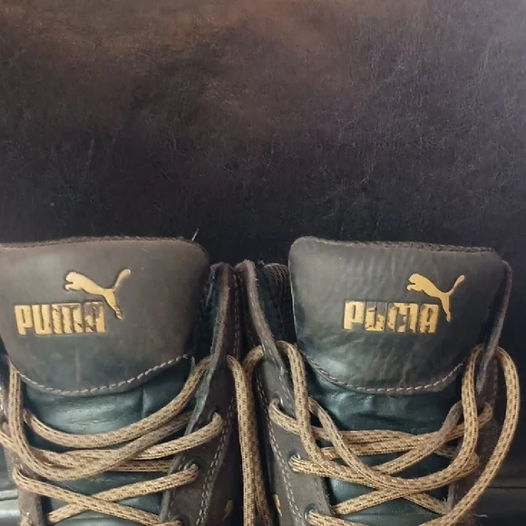 Puma Women's Brown Composite Toe Boots - Picture 6 of 9